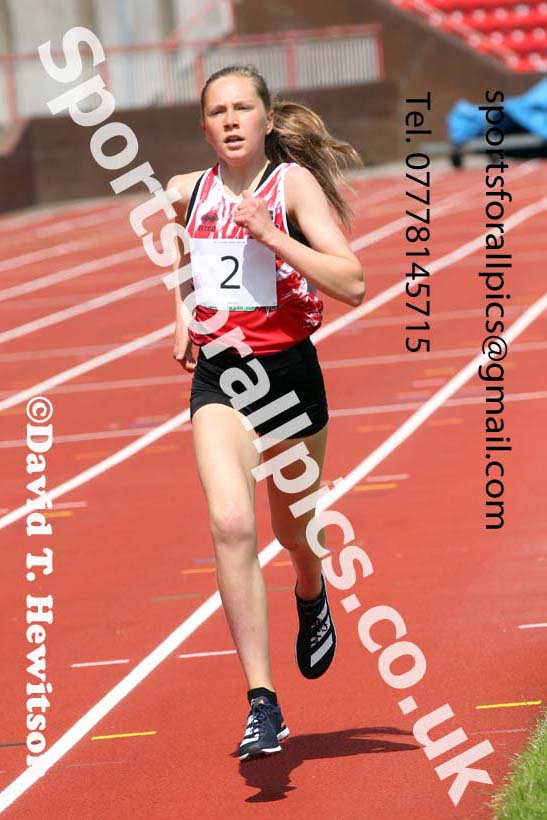 1500 metres, 2021 Northumberland, Durham and Cleveland Schools. Photo: David T. Hewitson/Sports for All Pics